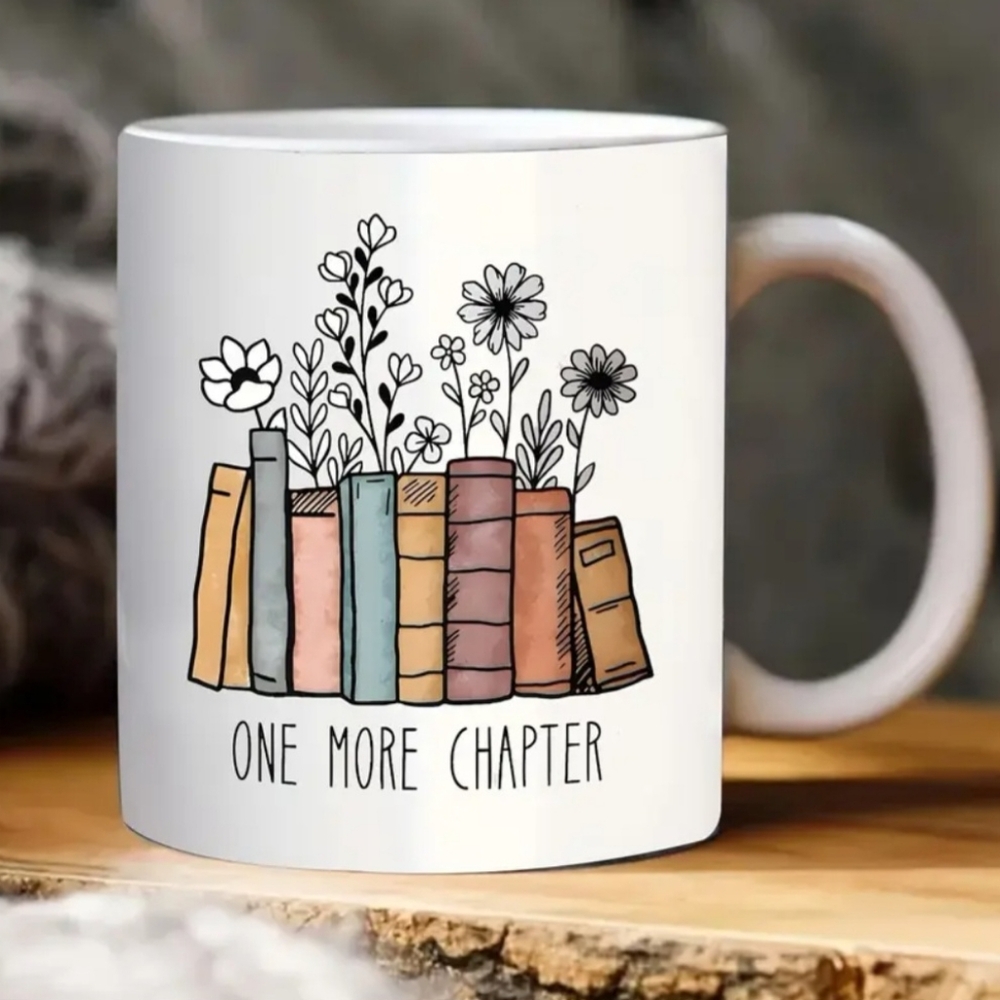 Floral Book Lover Mug